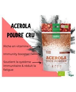 Poudre d'Acérola -Super Food BIO, 100 g